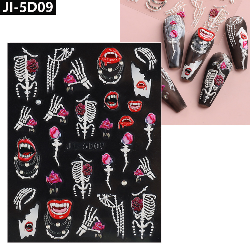 Assorted Nail Decals and Stickers